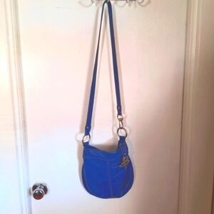 B Makowsky LEATHER blue Bag